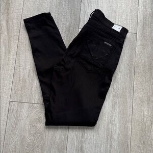 Hudson Jeans Shelby Moto Skinny Jeans size 26 in black